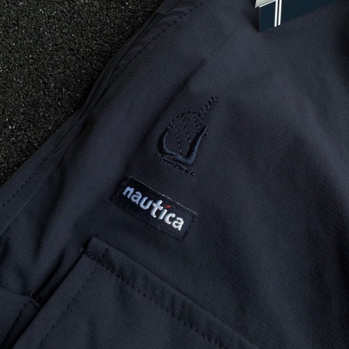 Nautica White Sail Label Urban Cargo Shorts