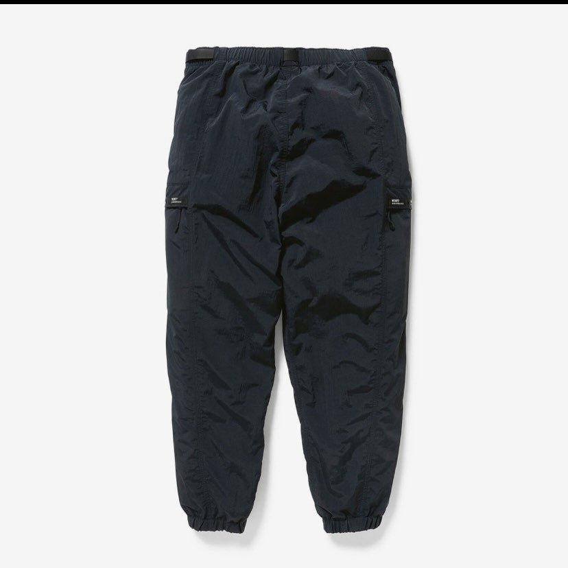 WTAPS TRACKS TROUSERS / POLY. NYLON. TUSSAH Black (Display Item)