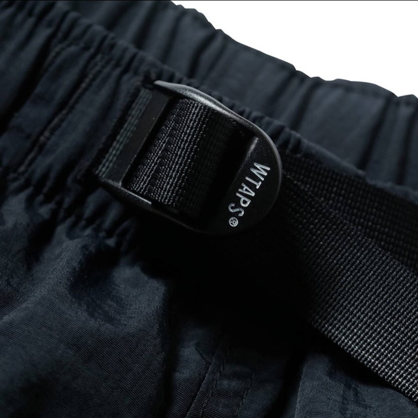 WTAPS TRACKS TROUSERS / POLY. NYLON. TUSSAH Black (Display Item)
