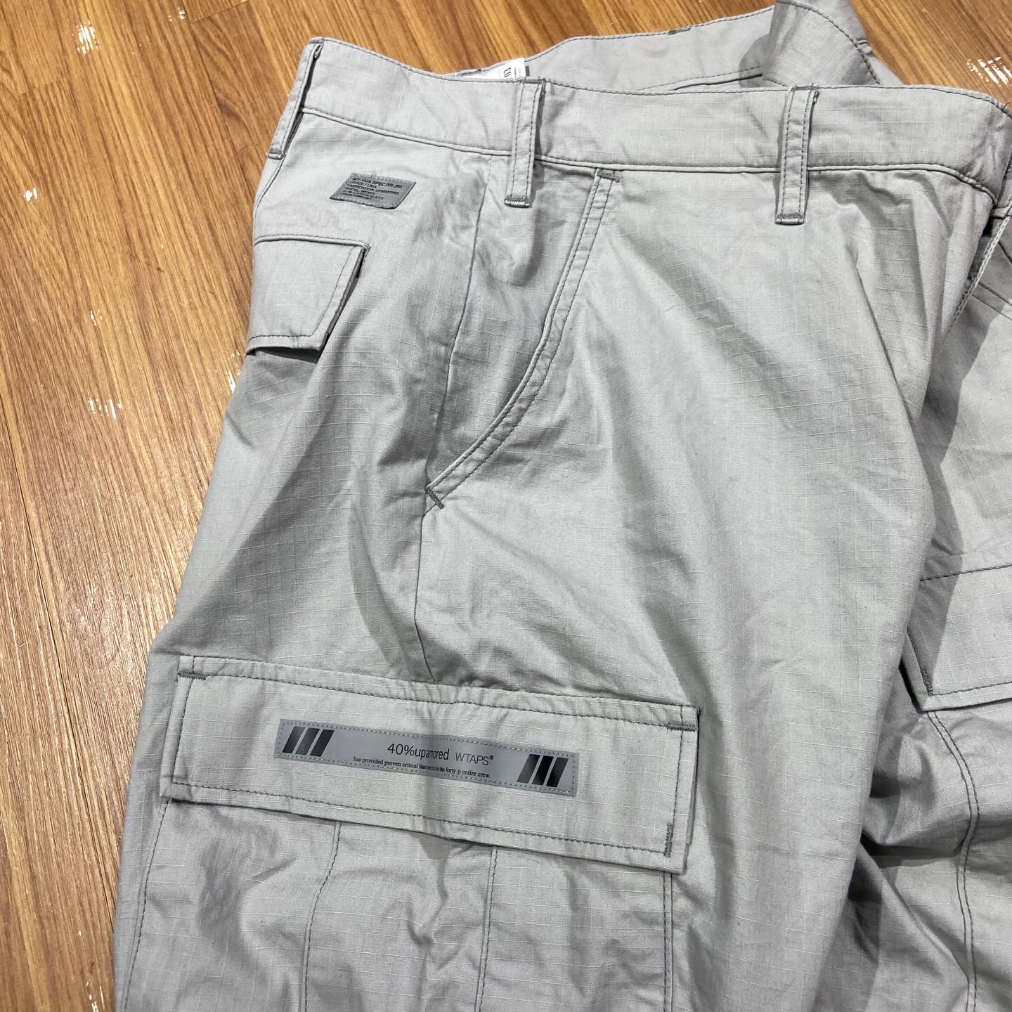 WTAPS 251WVDT-PTM01 MILT9601 / TROUSERS / COTTON. RIPSTOP Grey (Display Item)