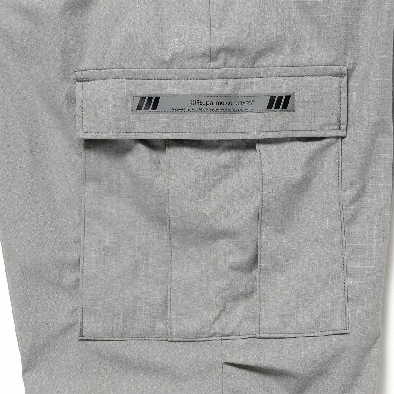 WTAPS 251WVDT-PTM01 MILT9601 / TROUSERS / COTTON. RIPSTOP Grey (Display Item)