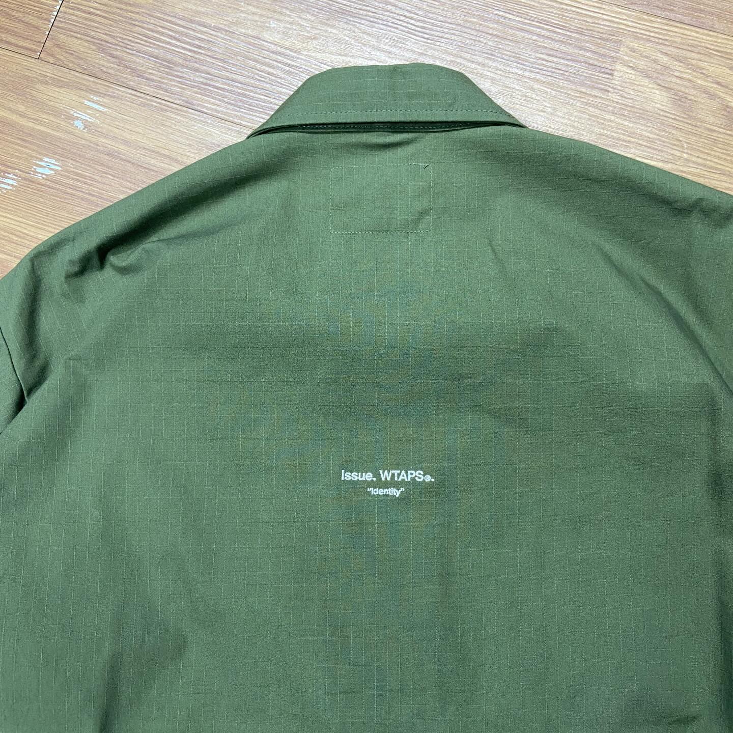 WTAPS JMOD 01 SHIRT LS JACKET / NYCO. RIPSTOP. IDENTITY Olive (Display Item)
