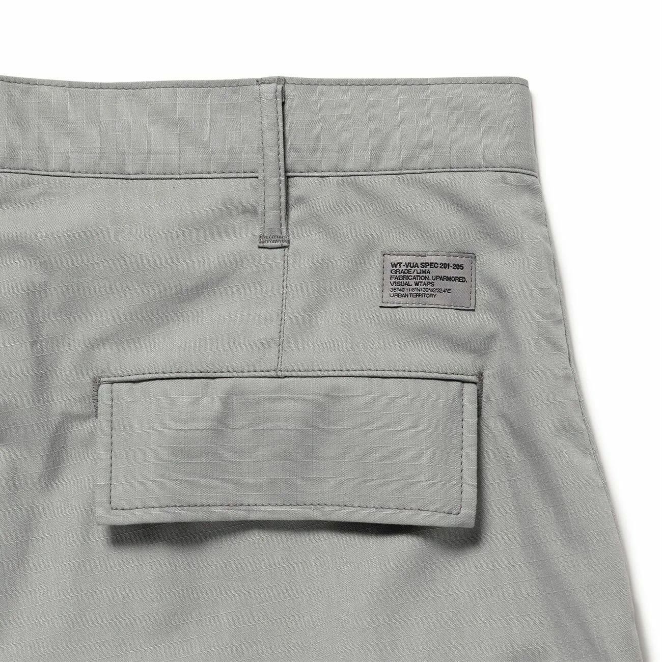 WTAPS 251WVDT-PTM01 MILT9601 / TROUSERS / COTTON. RIPSTOP Grey (Display Item)