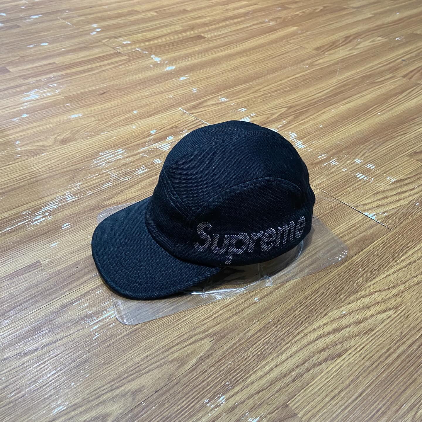 Supreme Jacquard Pique Camp Cap Black (Display Item)