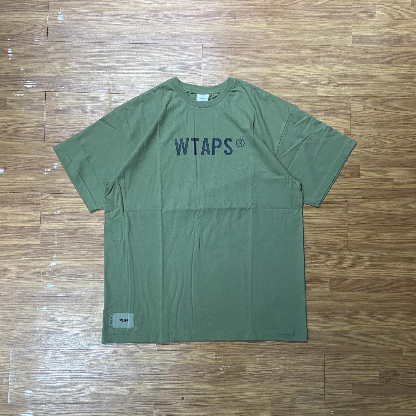 Wtaps Sign SS Tee / Cotton Olive (Display Item)