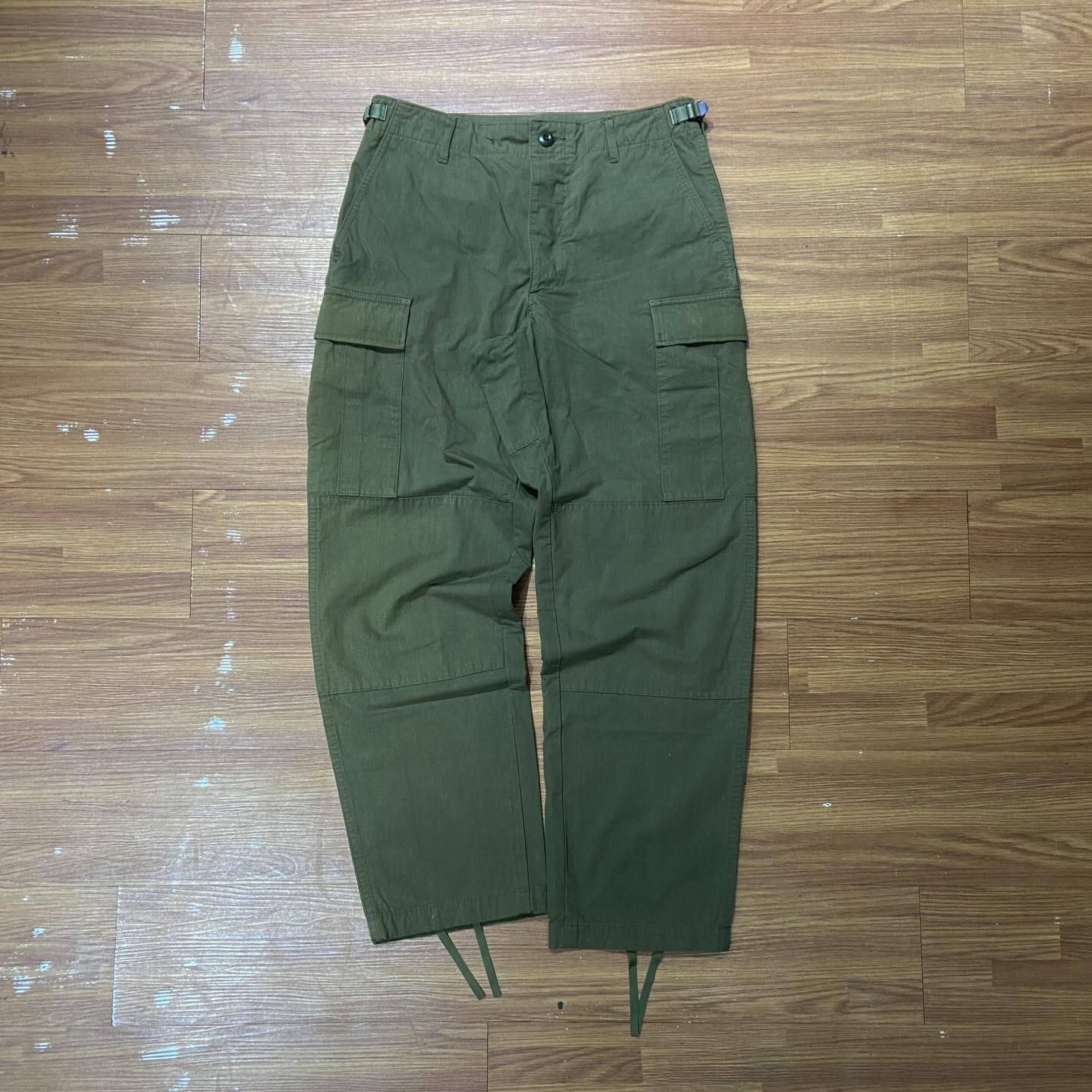 WTAPS WMILL TROUSER 01 / TROUSERS / NYCO. RIPSTOP / VISUAL UPARMORED Olive (Used)
