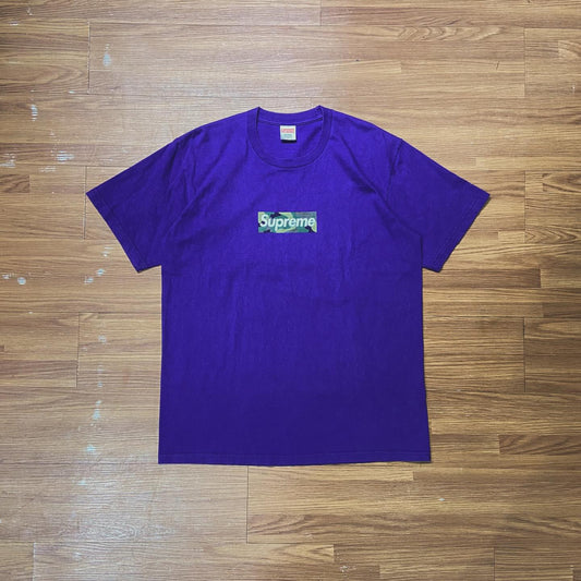Supreme Camo Box Tee SS Purple (Display Item)