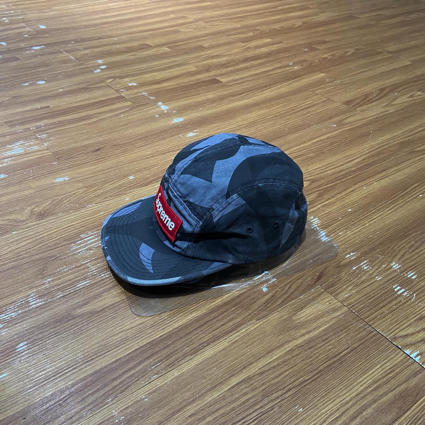 Supreme Military Camp Cap Black Tribal Camo (Display Item)