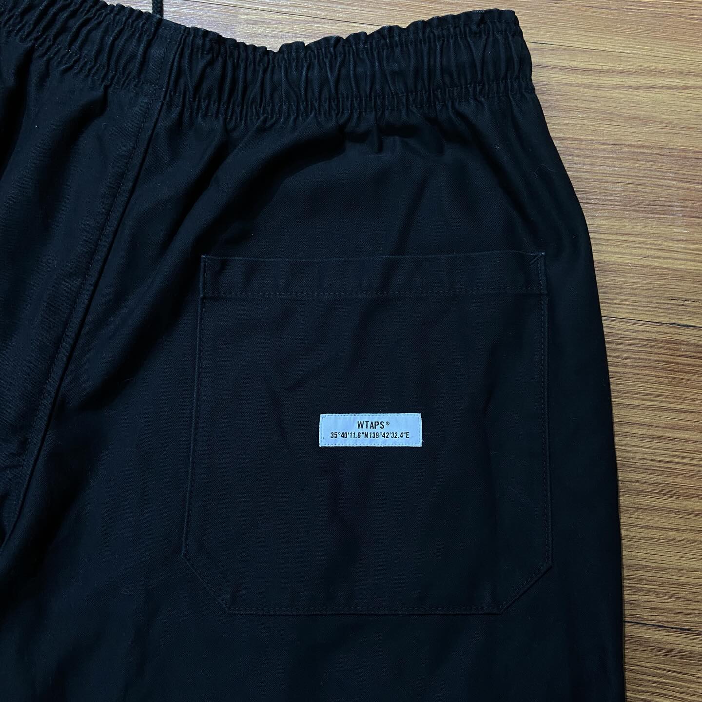 WTAPS SEAGULL 01 SHORTS / COTTON. SATIN Black (Used)