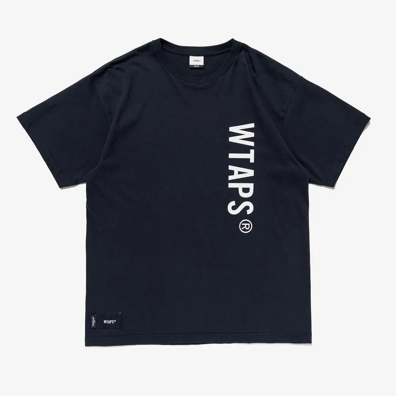 WTAPS SIGN SS / COTTON Navy  (Used)