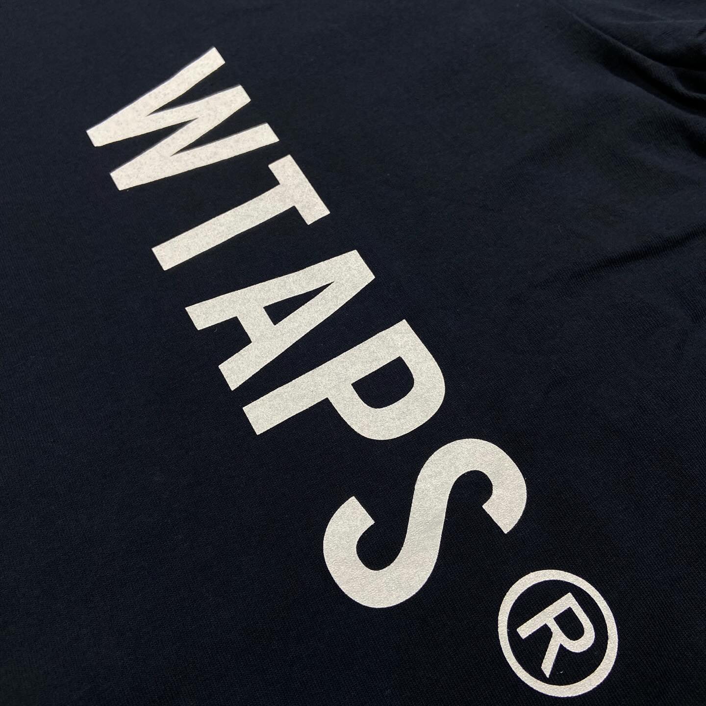 WTAPS SIGN SS / COTTON Navy  (Used)