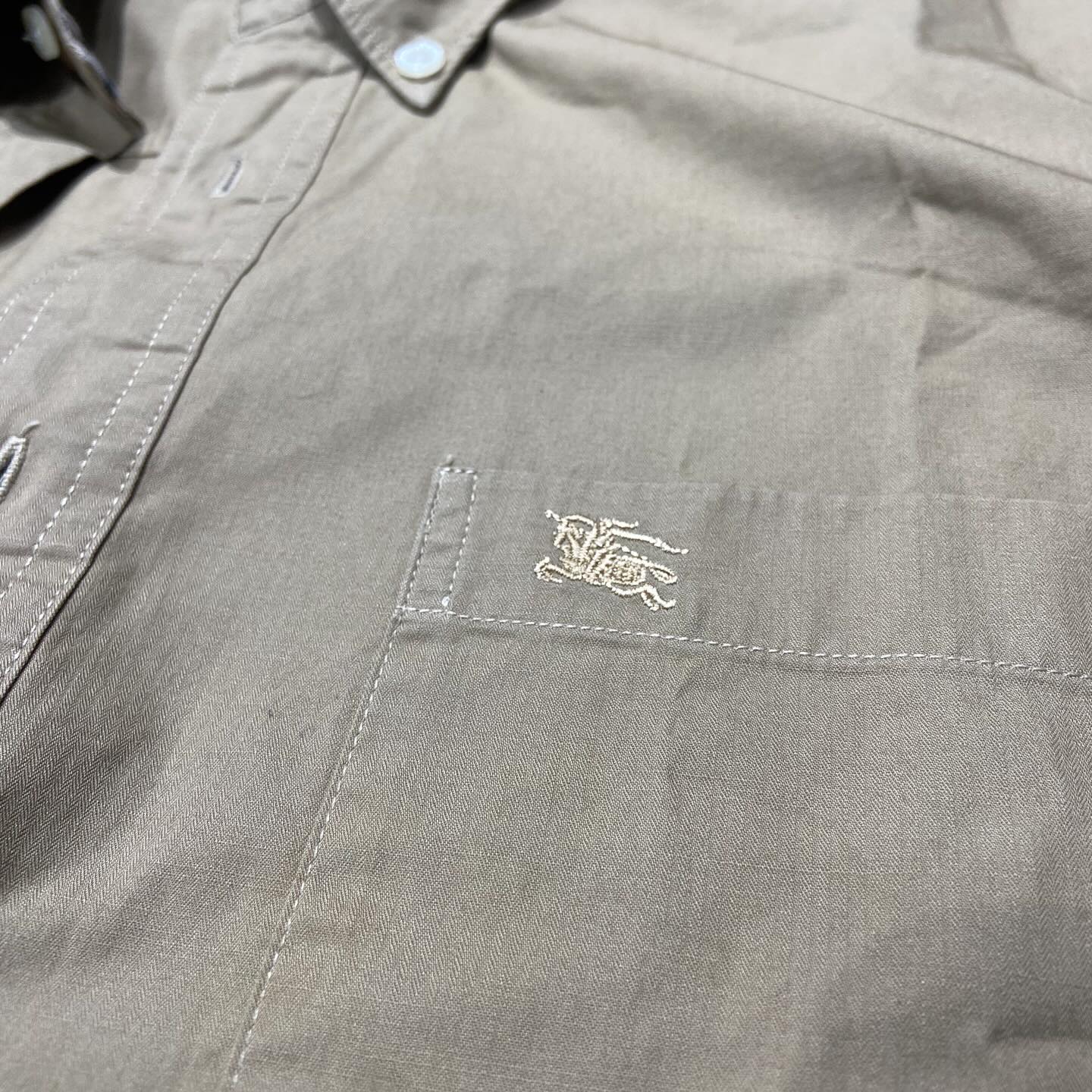 Burberry Regular Fit Classic Cotton Poplin Shirt LS Khaki (Display Item)