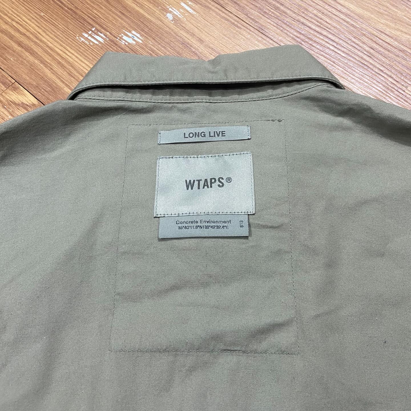 WTAPS CBW LS SHIRT / COTTON. POPLIN Olive (Display Item)