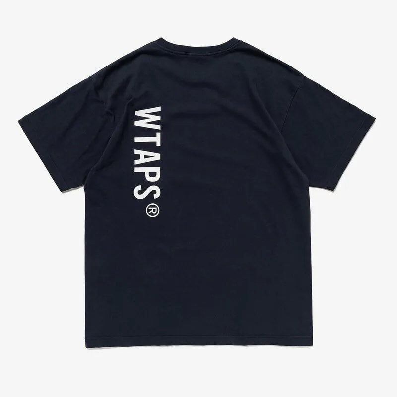 WTAPS SIGN SS / COTTON Navy  (Used)