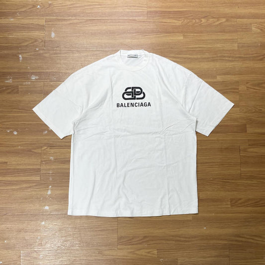 Balenciaga BB Logo Tee SS White (Display Item)