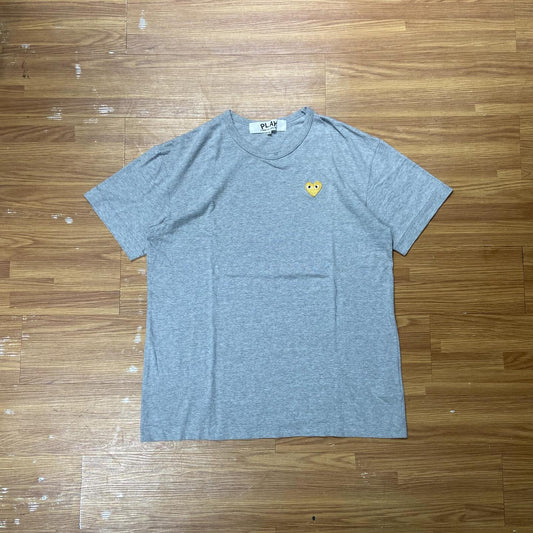 Comme des Garçons (CDG) Play Heart Tee Grey (Used)