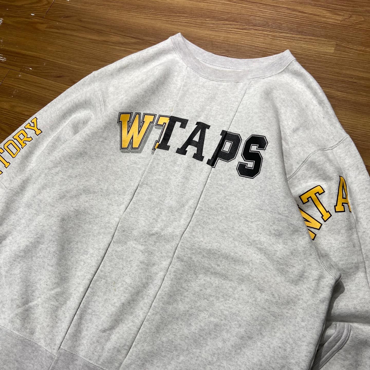 WTAPS RIPPER 02 SWEATSHIRT / COTTON. SWEAT Grey (Used)