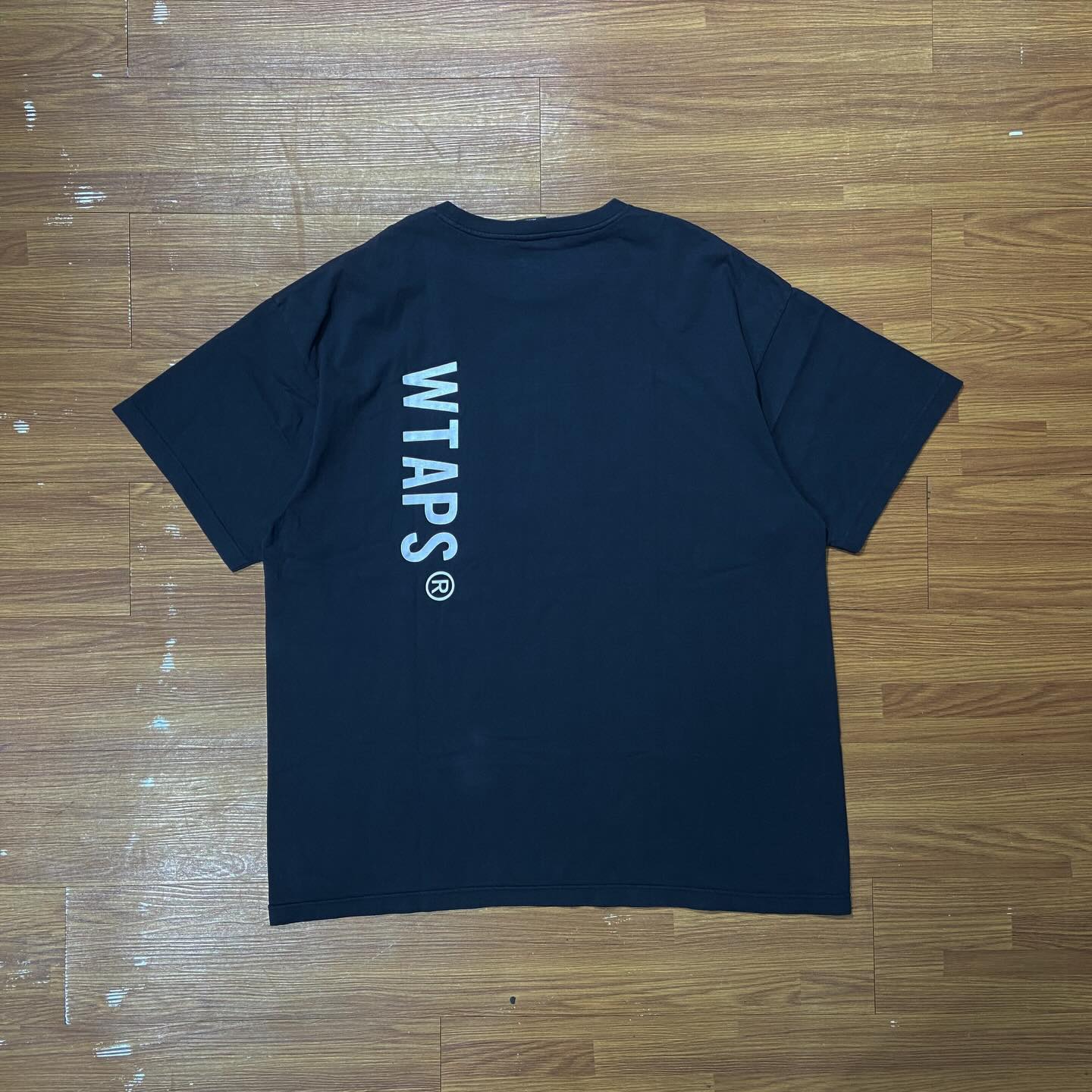 WTAPS SIGN SS / COTTON Navy  (Used)