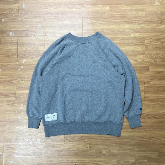 Descendant Pigment Dyed PE Crewneck Sweatshirt Grey (Display Item)