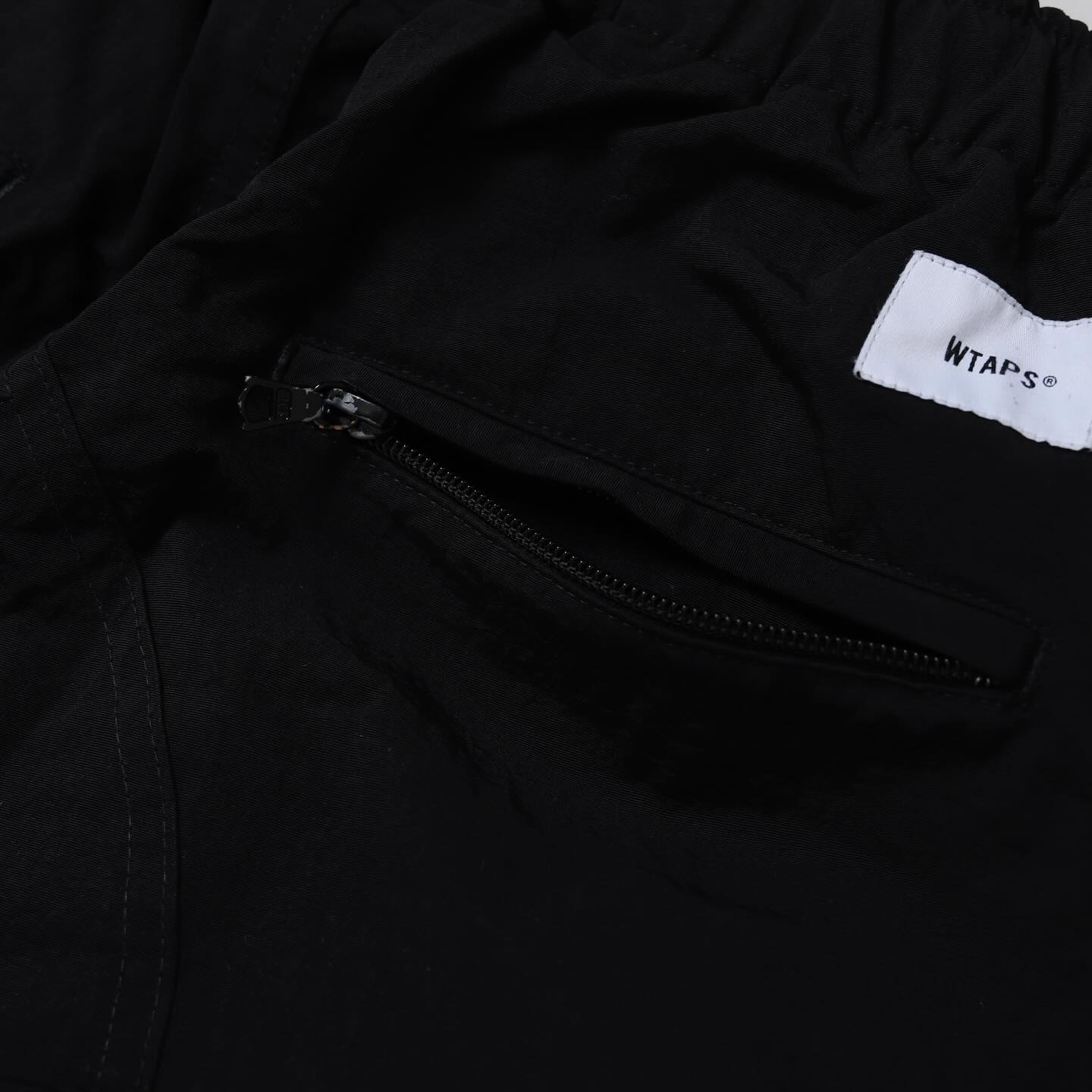WTAPS TRACK SHORT / NYLON. TUSSAH Black (Used)