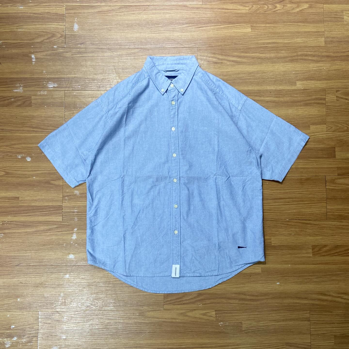 DESCENDANT TRUMAN BD SS SHIRT🐳 Blue (Display Item)