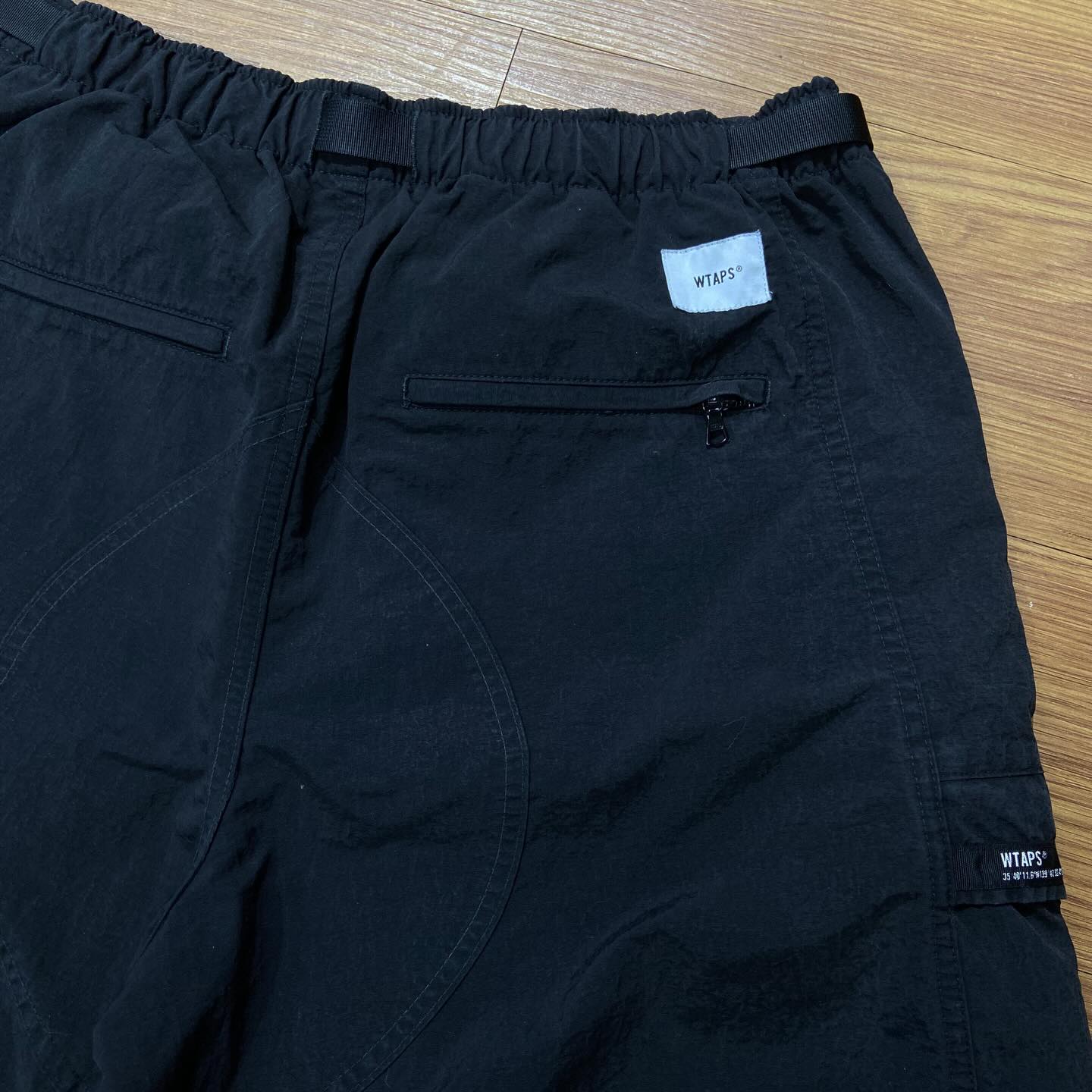 WTAPS TRACK SHORT / NYLON. TUSSAH Black (Used)