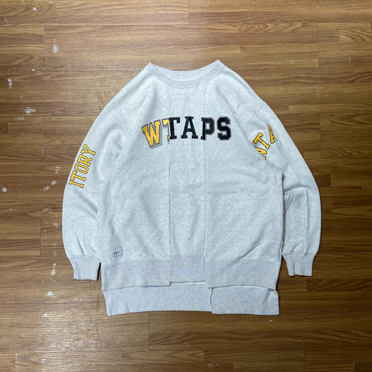 WTAPS RIPPER 02 SWEATSHIRT / COTTON. SWEAT Grey (Used)