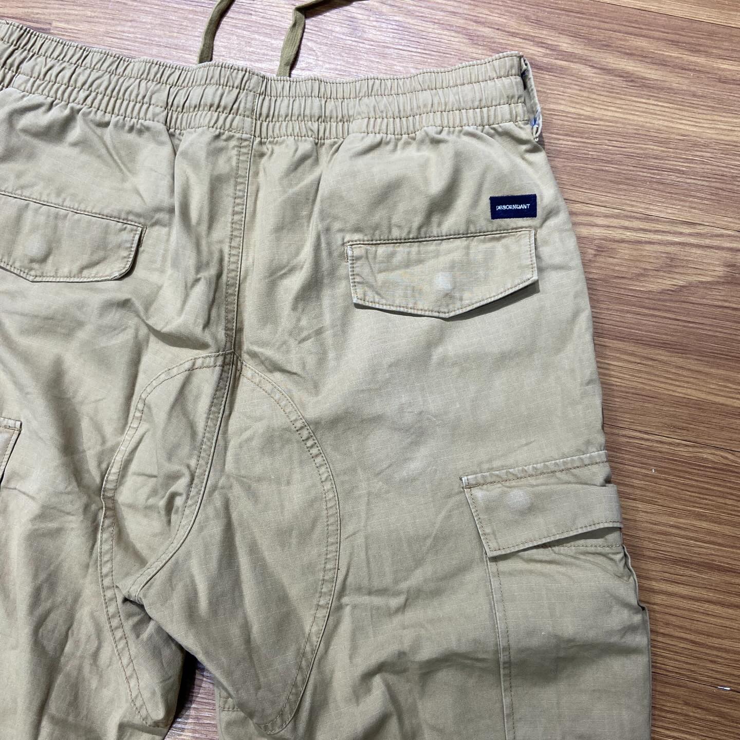 DESCENDANT BUSH RIPSTOP TROUSERS Khaki (Used)