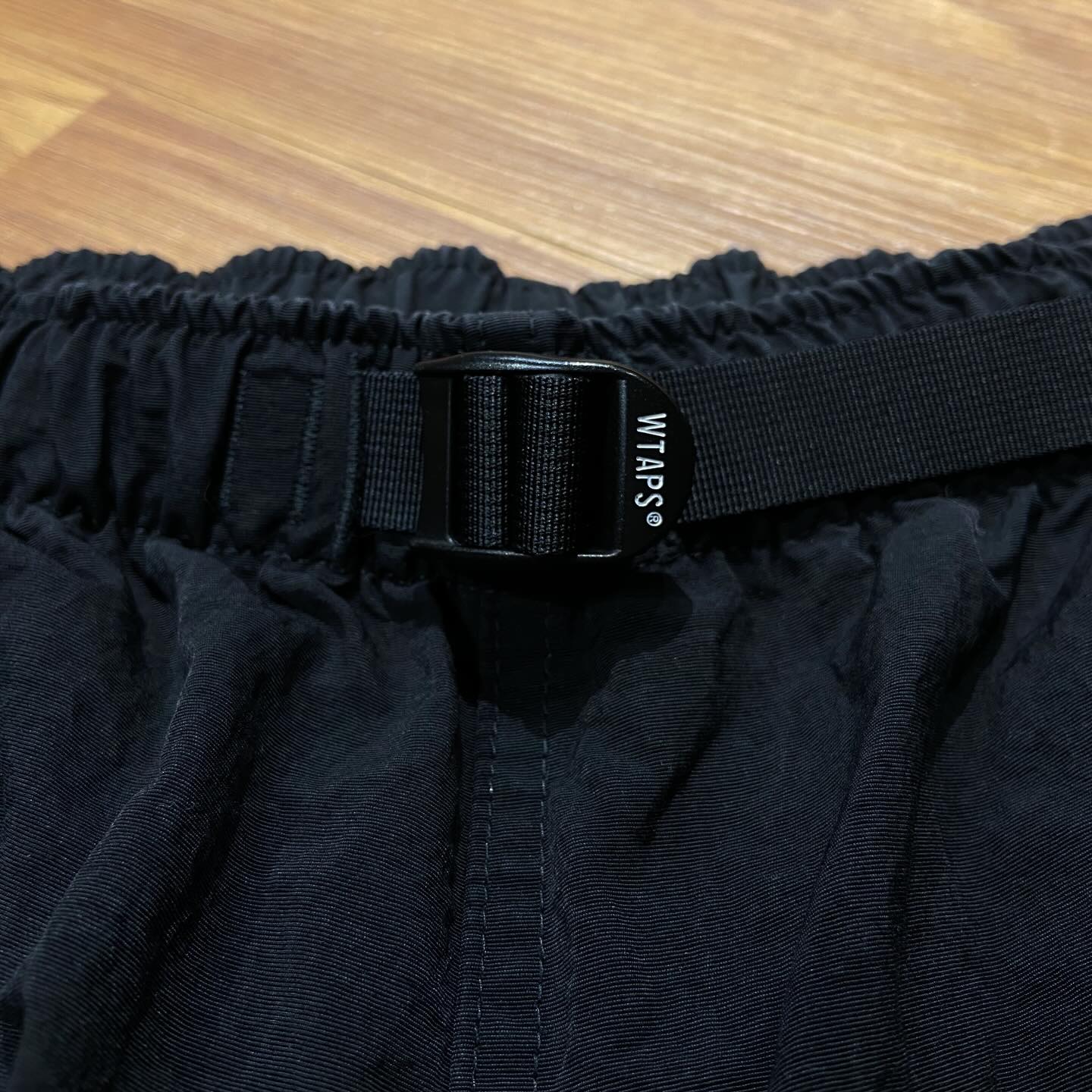 WTAPS TRACK SHORT / NYLON. TUSSAH Black (Used)