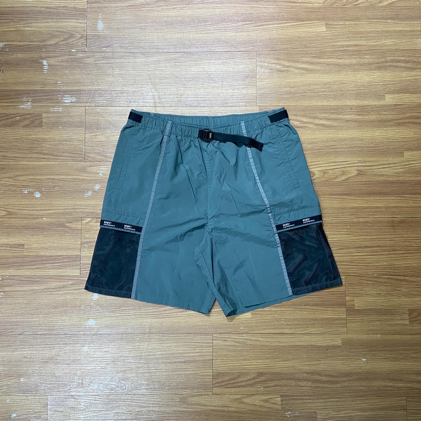WTAPS TRACK SHORT / NYLON. TUSSAH Olive (Display Item)