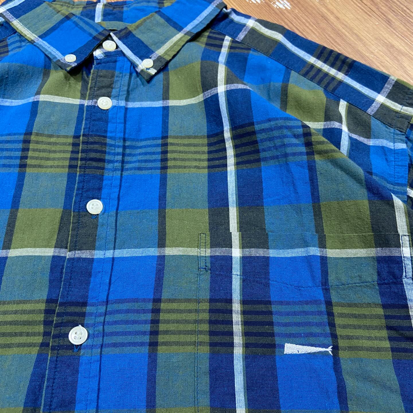 DESCENDANT HYANNIS 2 B.D SS SHIRT🐳 Blue (Display Item)
