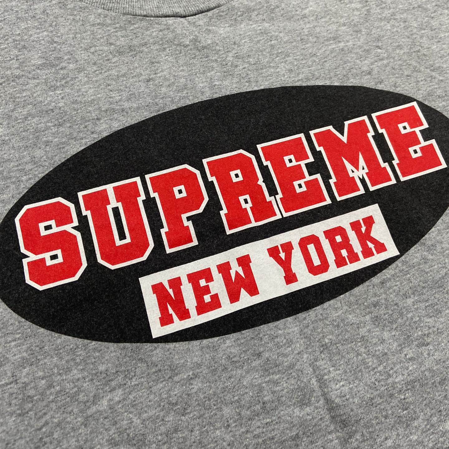 Supreme New York Tee Heather Grey (Used)