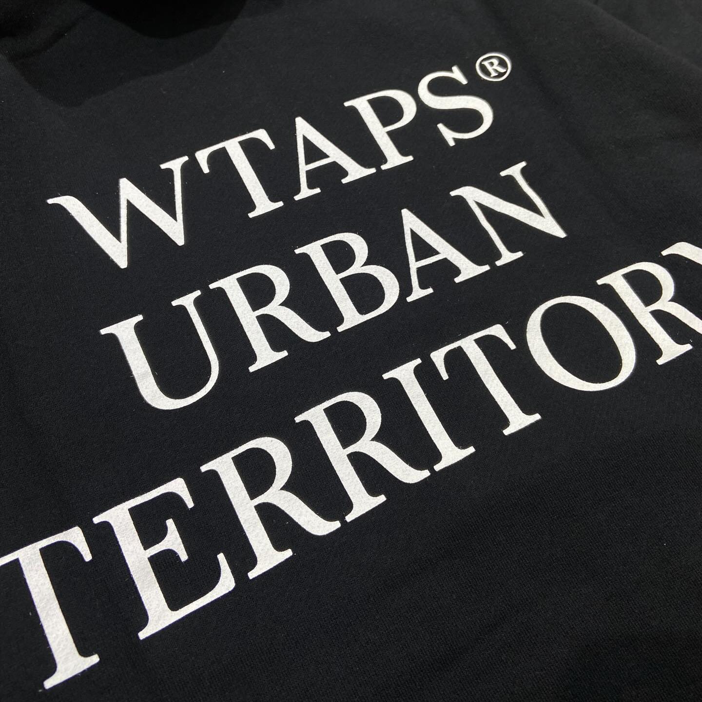 WTAPS URBAN TERRITORY / COTTON. HOODY Black
