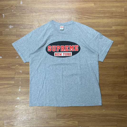 Supreme New York Tee Heather Grey (Used)