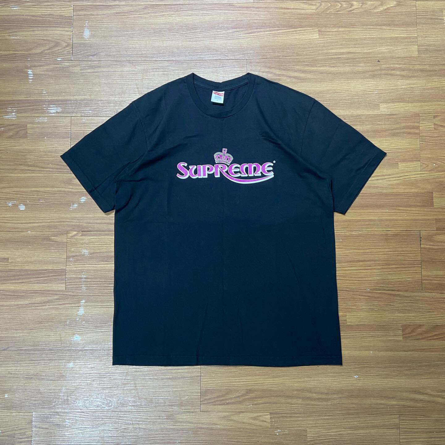 Supreme Crown Tee Black  (Used)