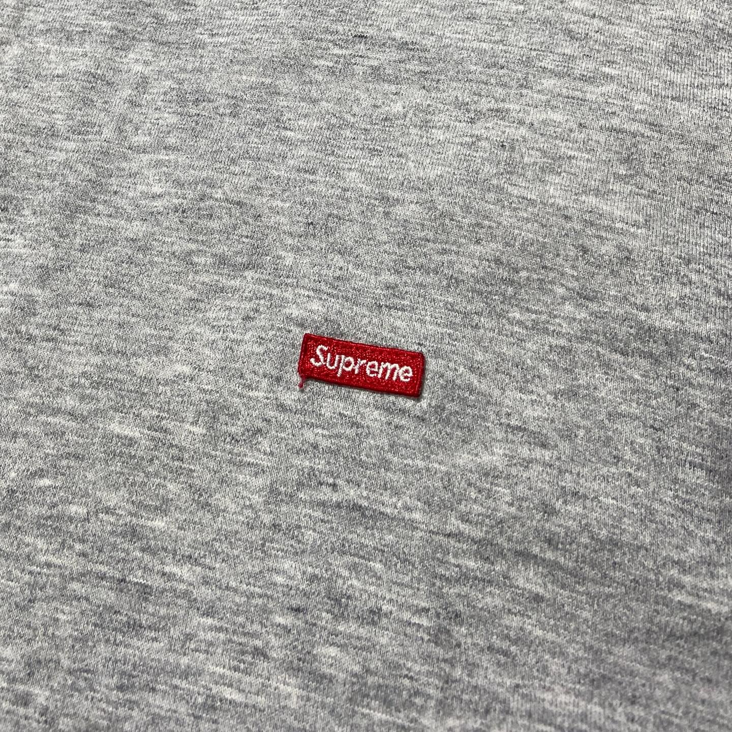 Supreme Small Box Tee SS Top Heather Grey (Used)