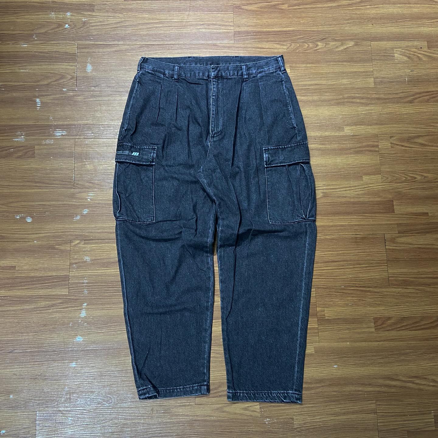 WTAPS MILT2301 TROUSERS / COTTON. DENIM Black Denim (Display Item)