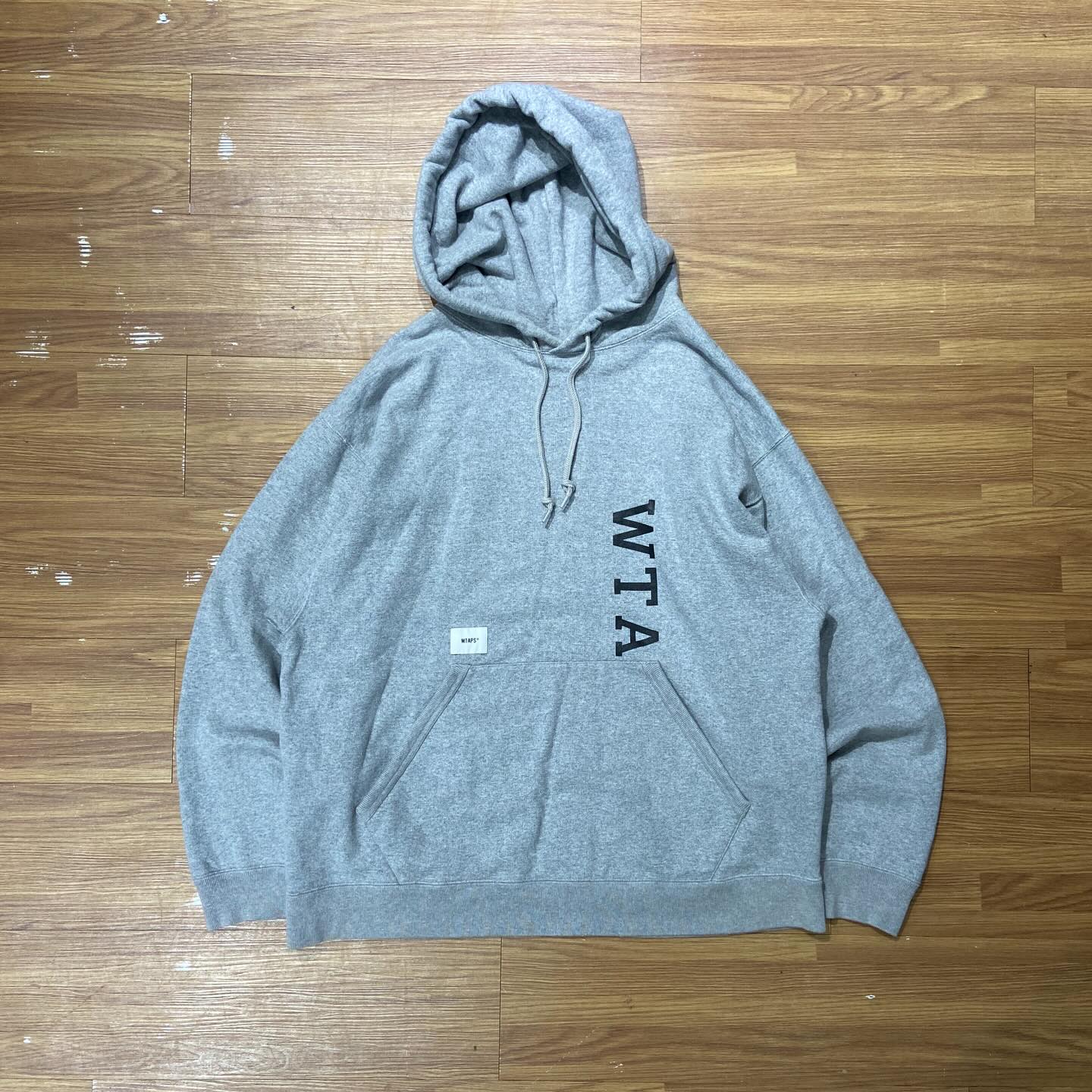 WTAPS DESIGN 01 HOODY / COTTON. SWEAT Grey (Display Item)