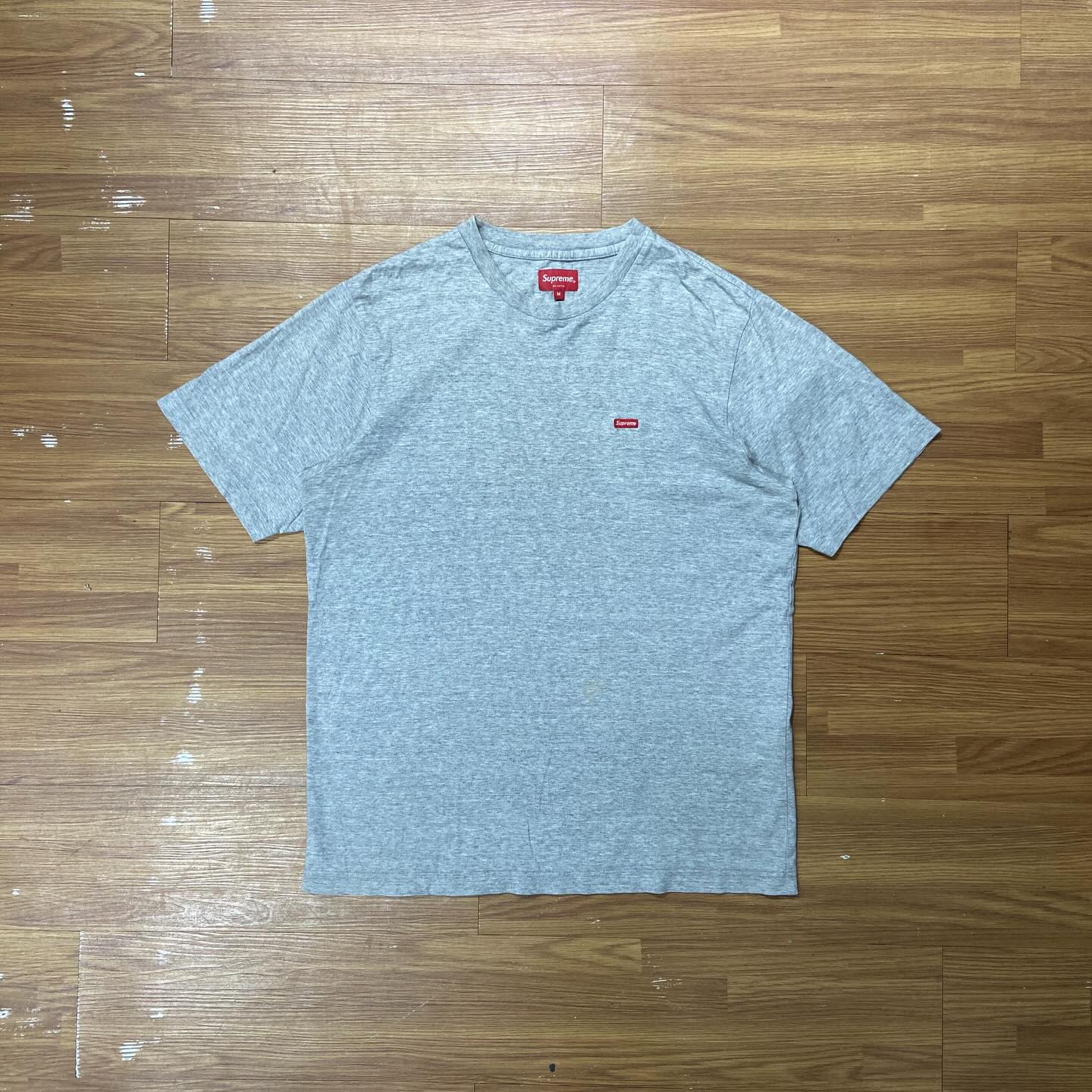 Supreme Small Box Tee SS Top Heather Grey (Used)