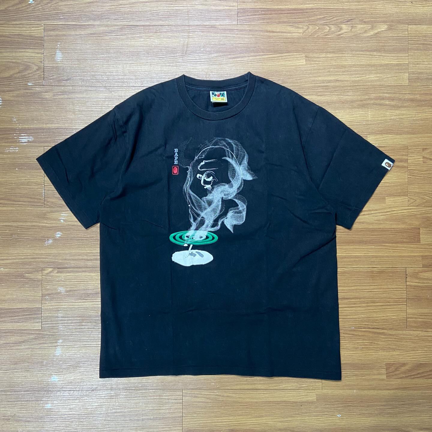 Bape Mosquito Coil Ape Head Tee Black (Used)