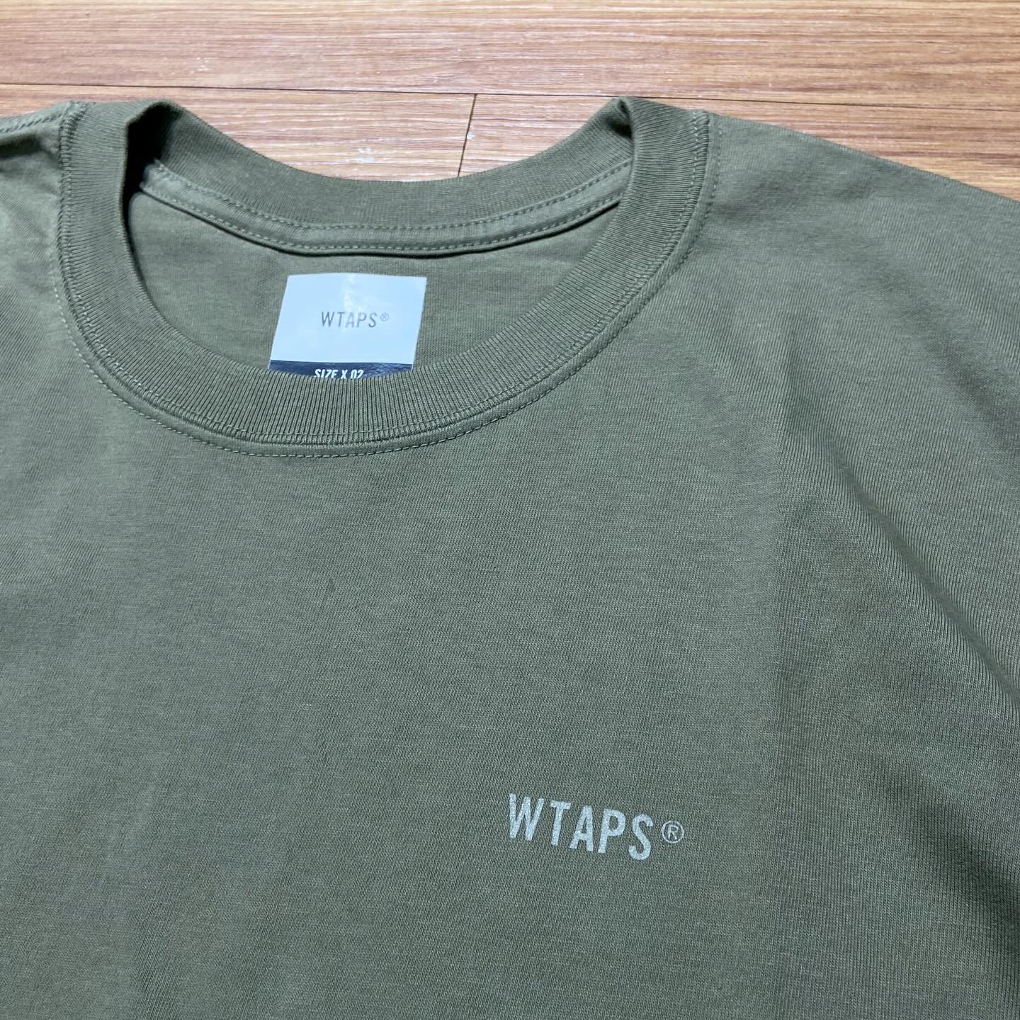 WTAPS 40% UPARMORED SS / COTTON. TEE Olive Drab (Display Item)