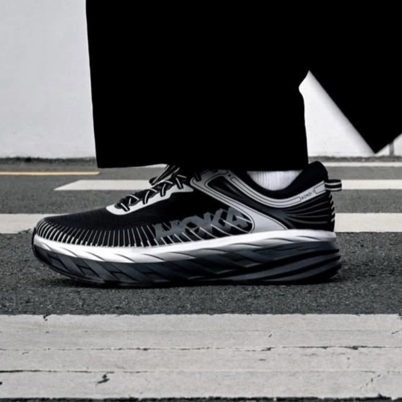 Hoka One One Bondi 7 Black/Silver 1110518-BKSTR