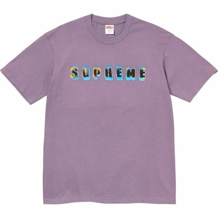 Supreme Stencil Tee Purple (Display Item)