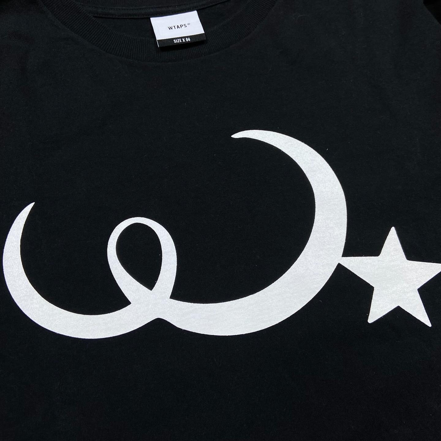WTAPS MOON & STAR LS / COTTON. TEE Black (Display Item)
