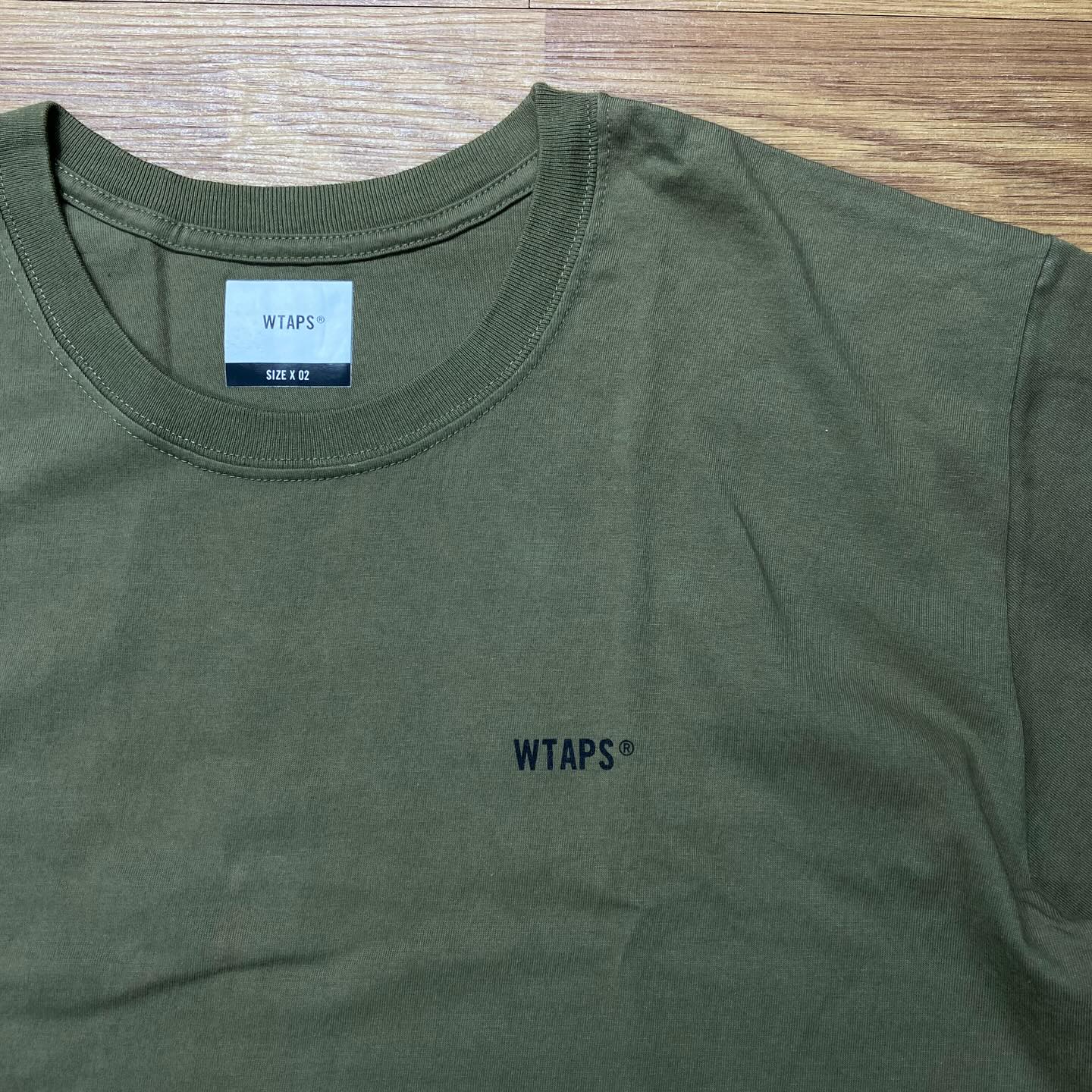 WTAPS STENCIL SS / COTTON. TEE Olive (Display Item)