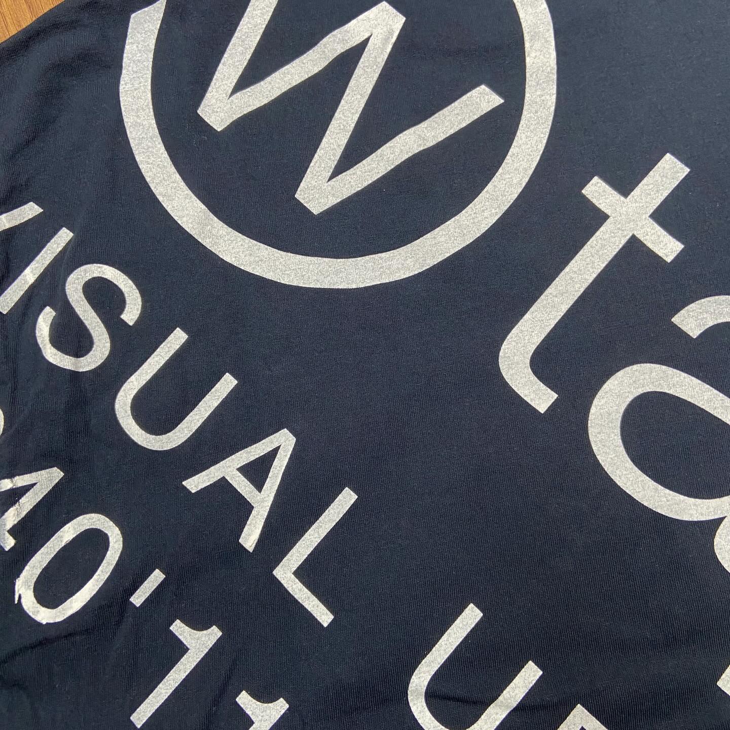 WTAPS DOT SIGHT SS / COTTON. TEE Navy (Display Item)