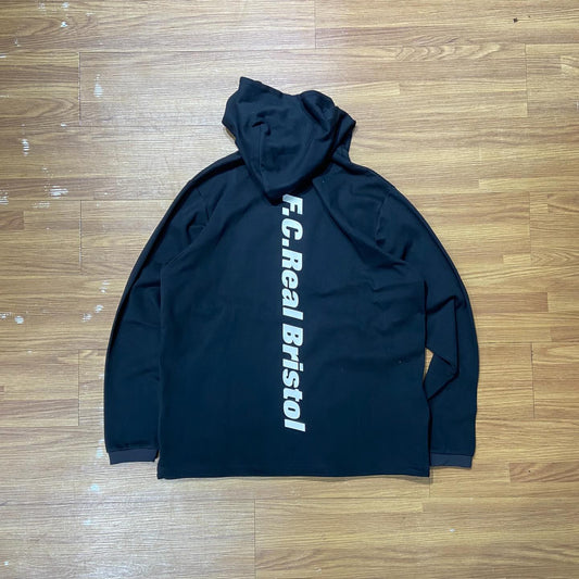 SOPH. x F.C. Real Bristol (FCRB) RELAX FIT HOODED FULL ZIP UP Black (Display Item)