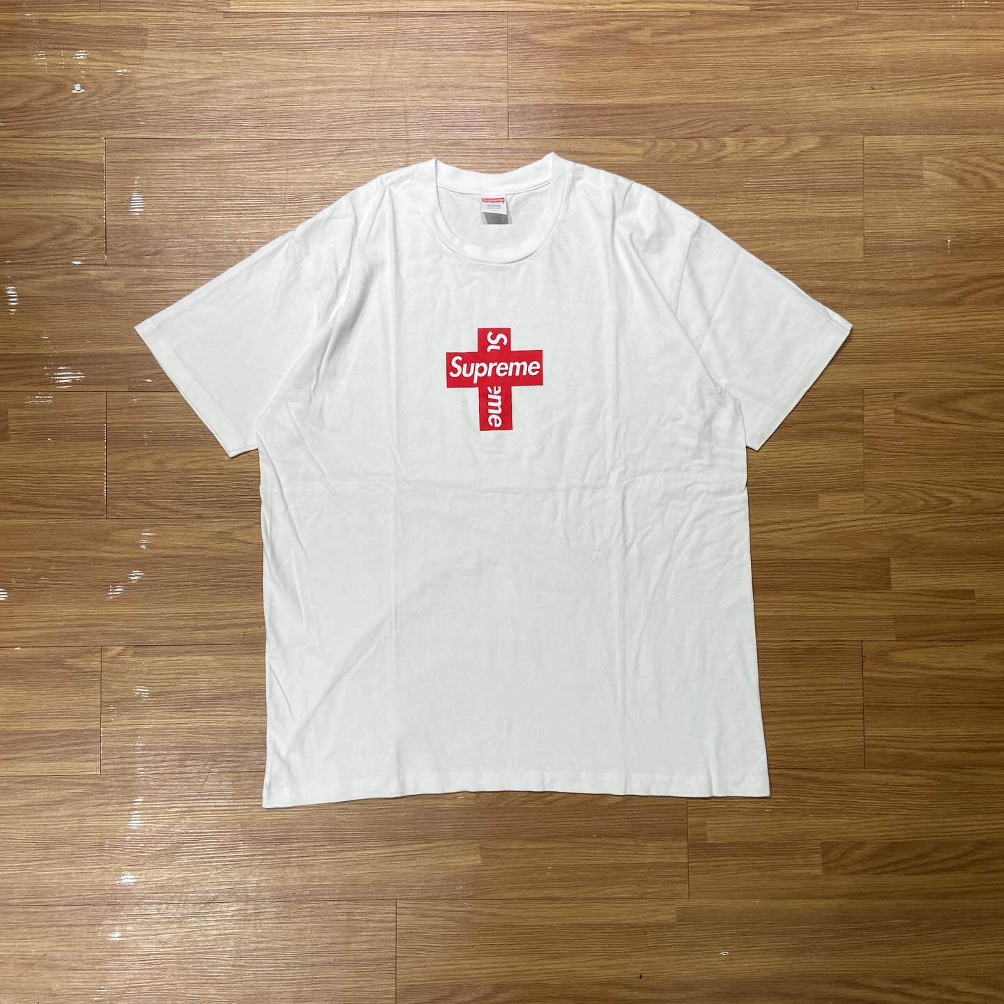 Supreme Cross Box Tee White (Display Item)