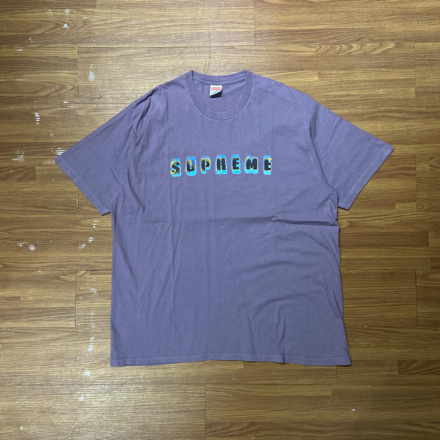 Supreme Stencil Tee Purple (Display Item)