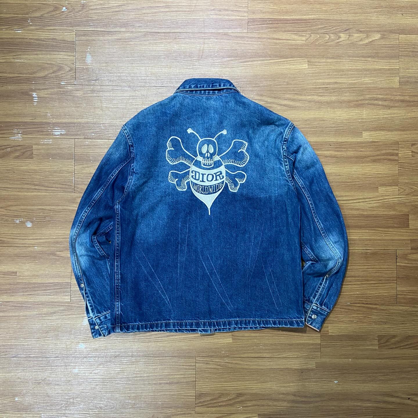 Christian Dior x Stussy Worldwide Denim Shirt (Made in Japan) Indigo (Display Item)